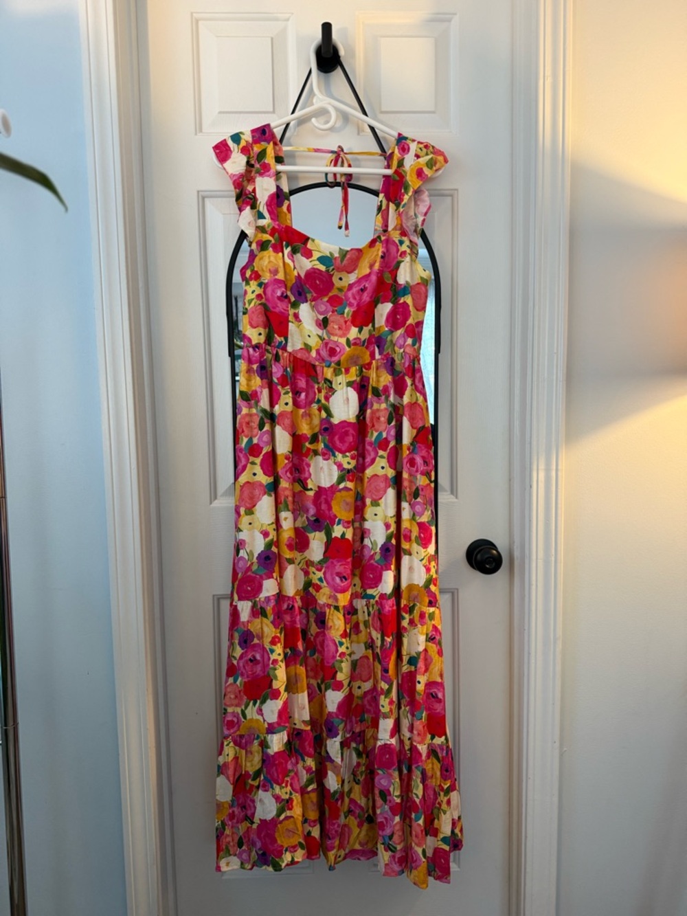 Baltic Born Floral Maxi Dress in Pink, Yellow, Green